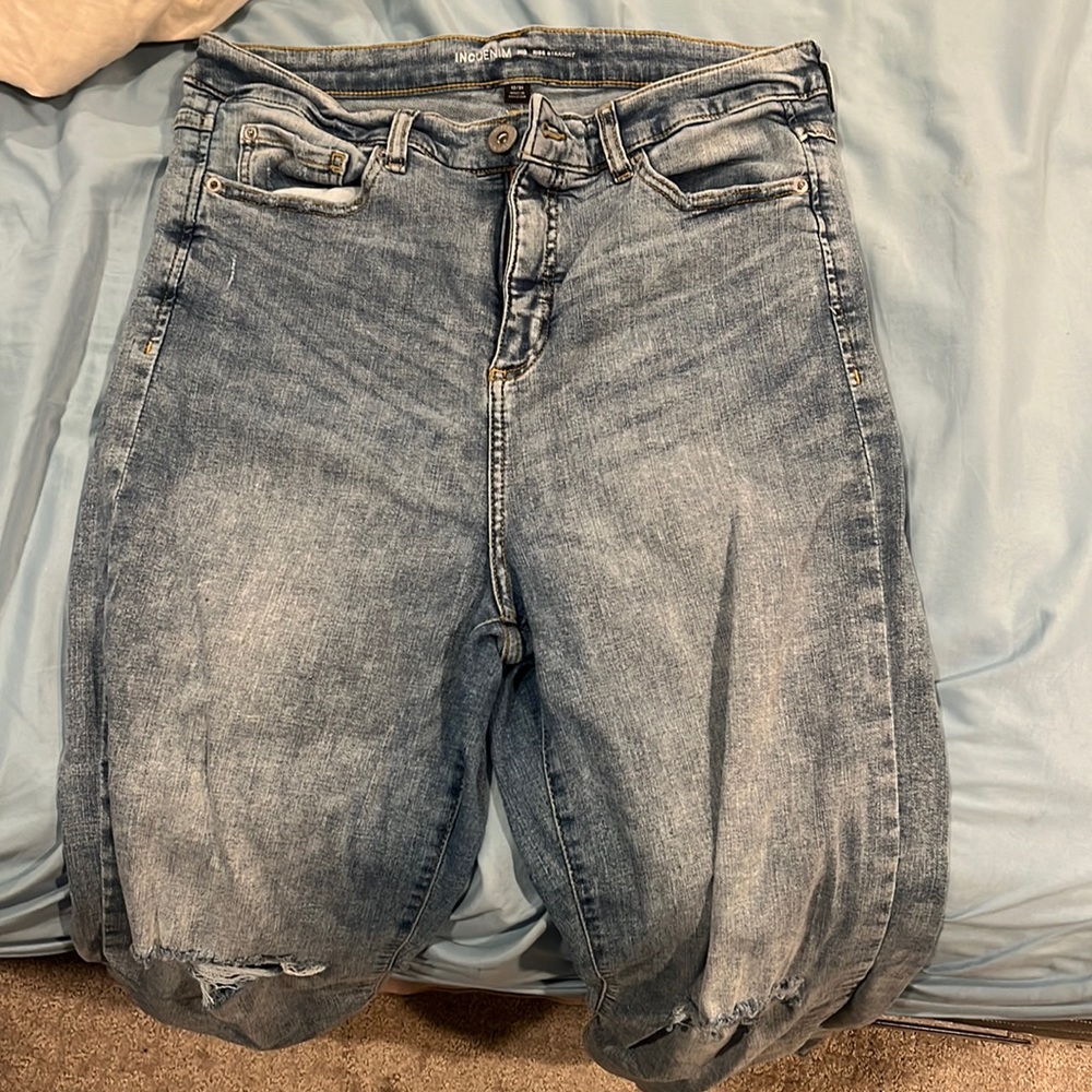 This is a Macys brand called INC denim only been worn once and in good condition